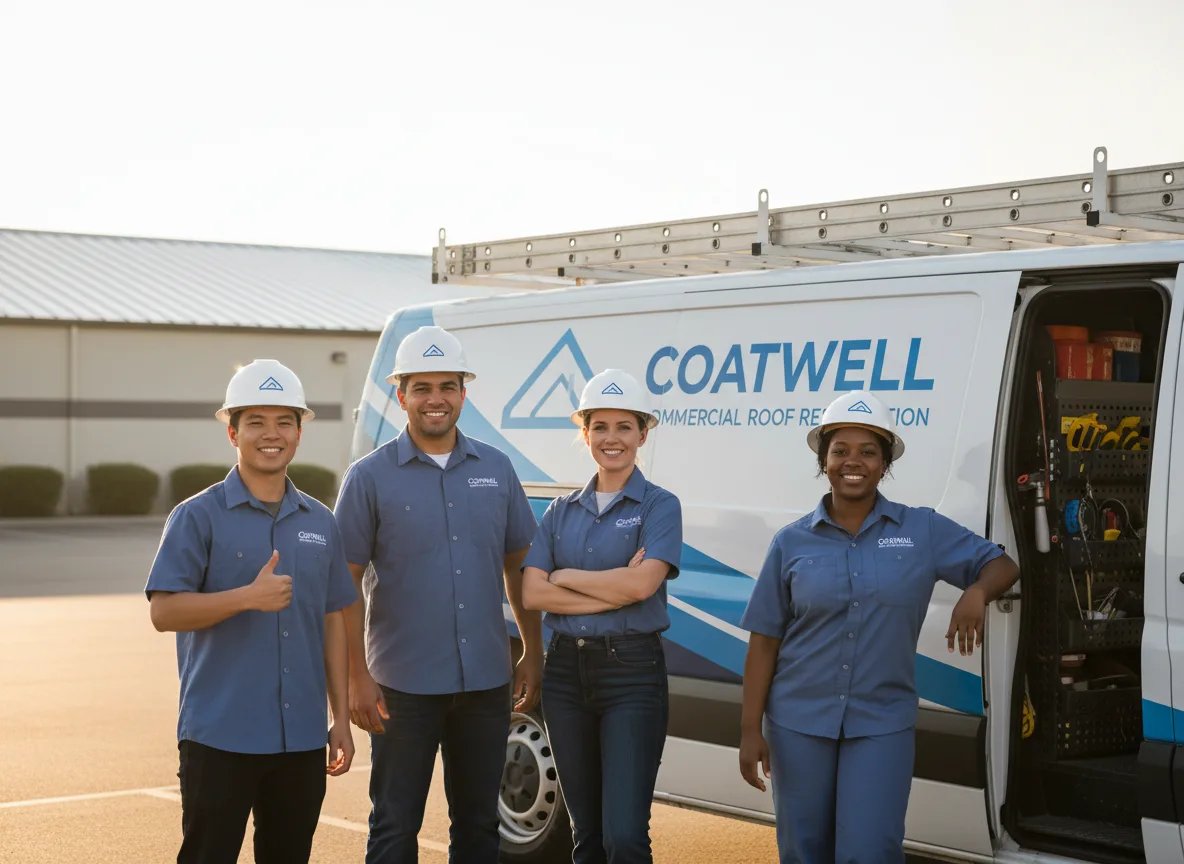 Commercial roof coating company in Brookfield, MA